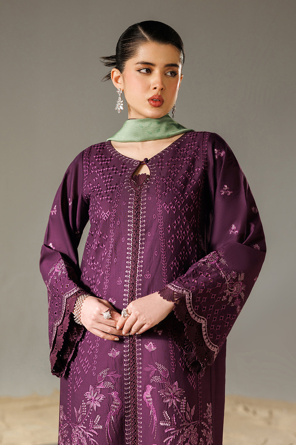 Embroidered Lawn MJ-26-15