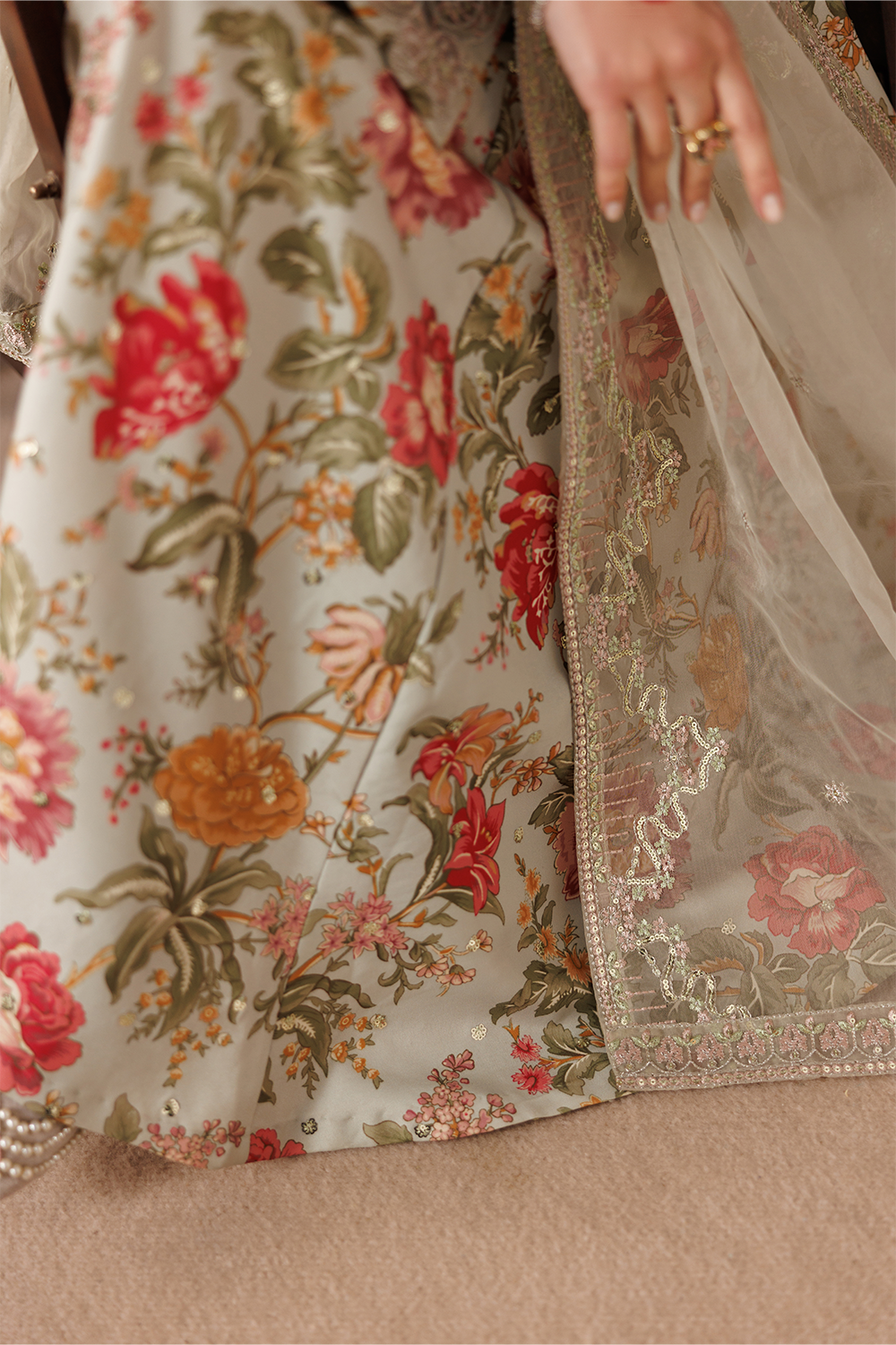 Embroidered Blend Silk SL-26-10