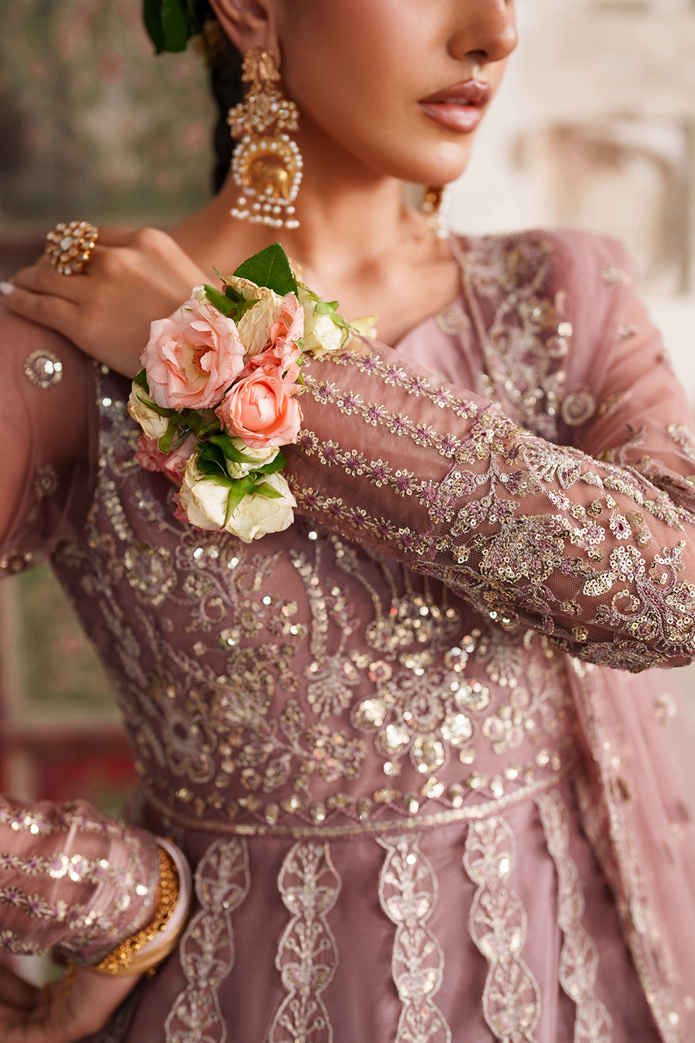 Embroidered Net EL-04