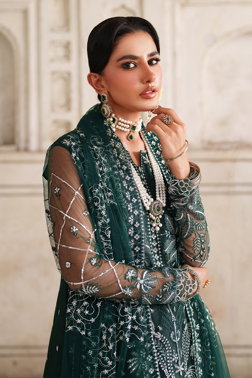 Embroidered Net EL-01