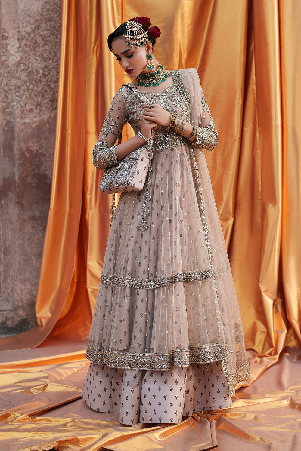 Embroidered Net EL-08