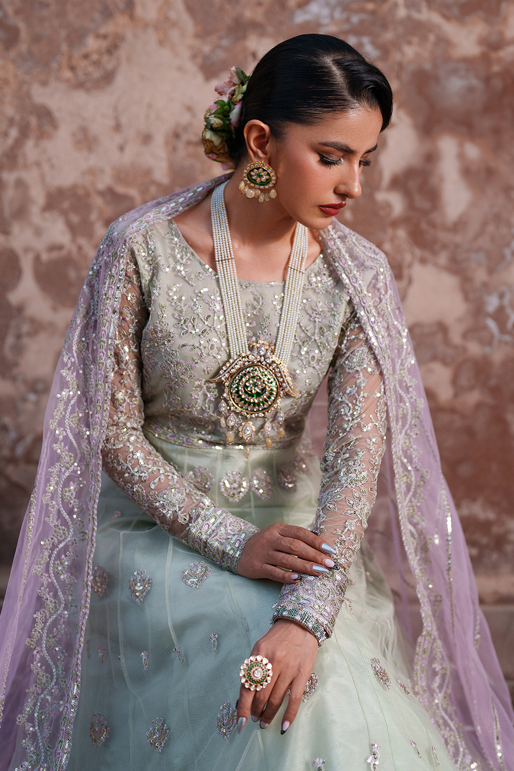 Embroidered Net EL-05
