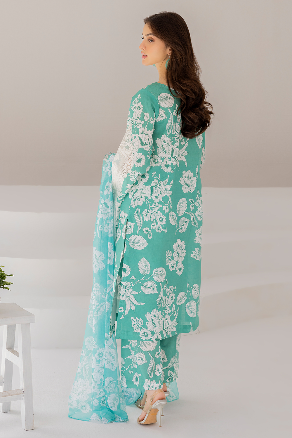Embroidered Silk lawn DT-23-05