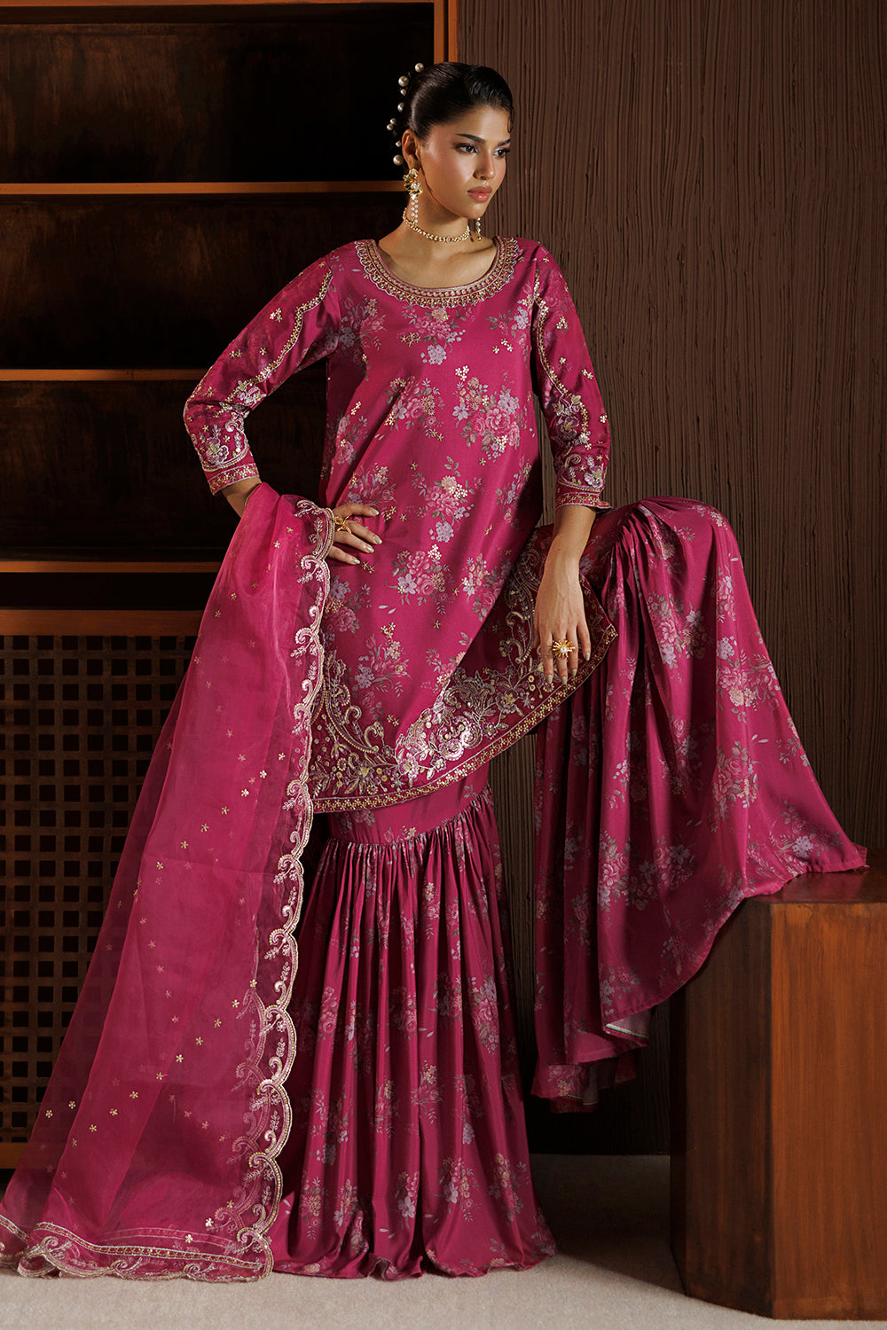 Embroidered Silk Blend SL-26-17