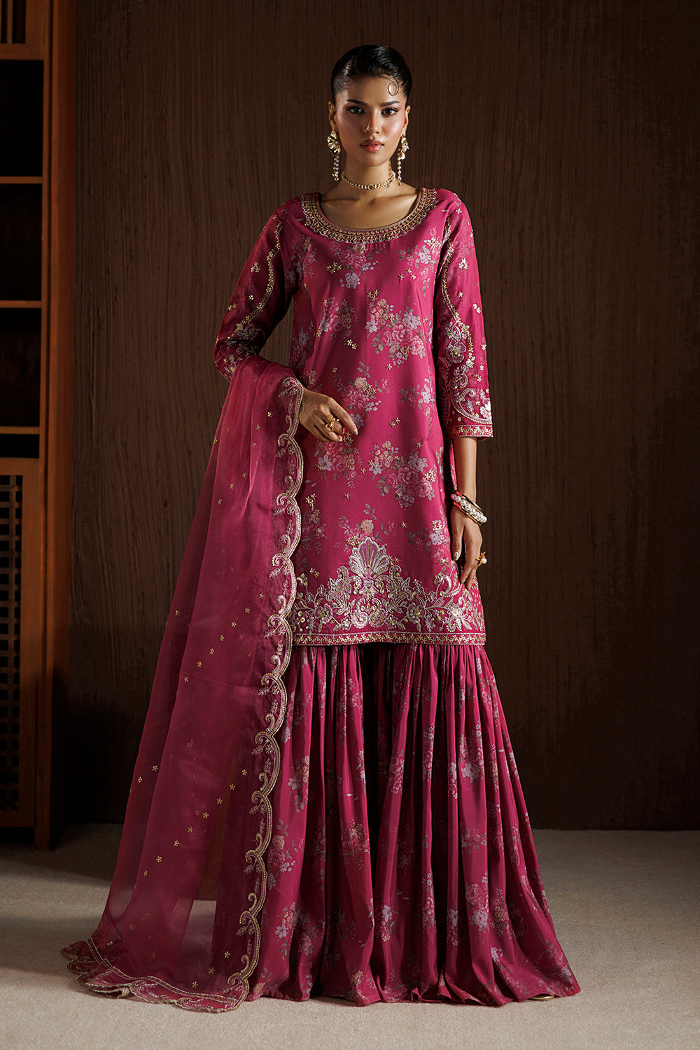 Embroidered Silk Blend SL-26-17
