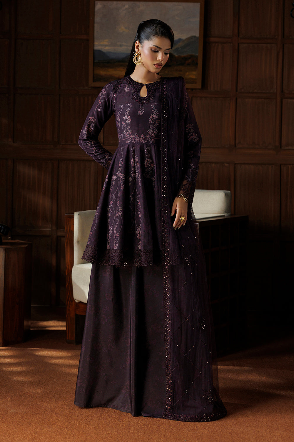 Embroidered Silk BlendSL-26-23