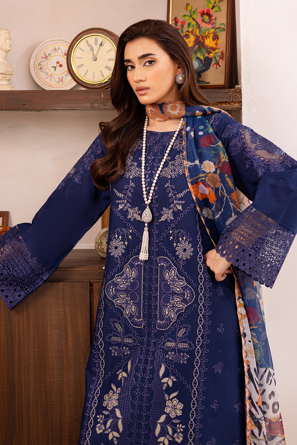 Embroidered Lawn - FL-25-01
