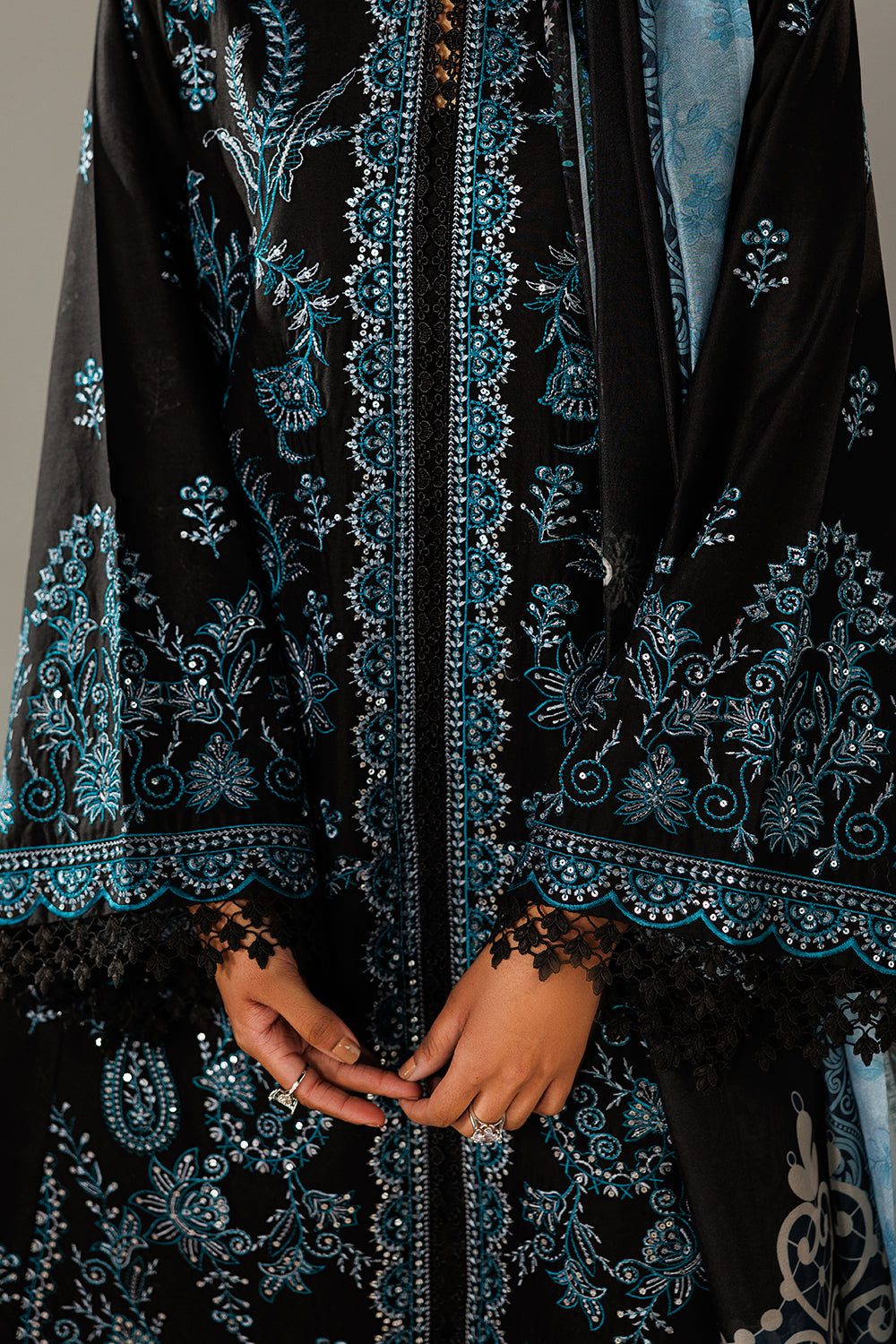 Embroidered Lawn MJ-26-16