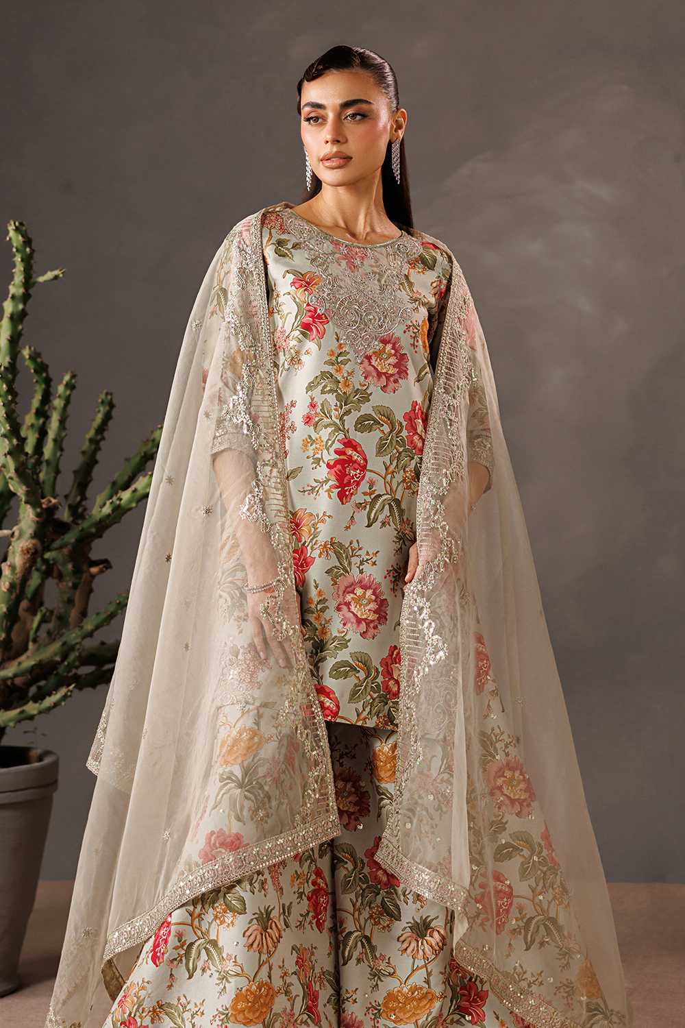 Embroidered Blend Silk SL-26-10