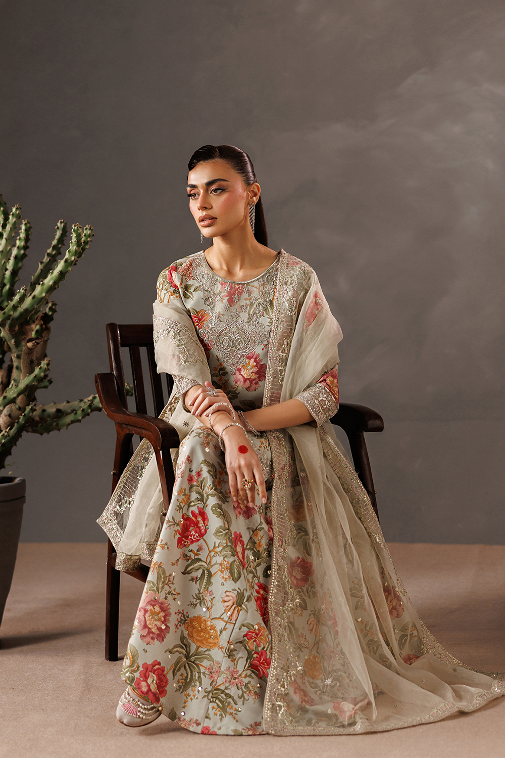 Embroidered Blend Silk SL-26-10