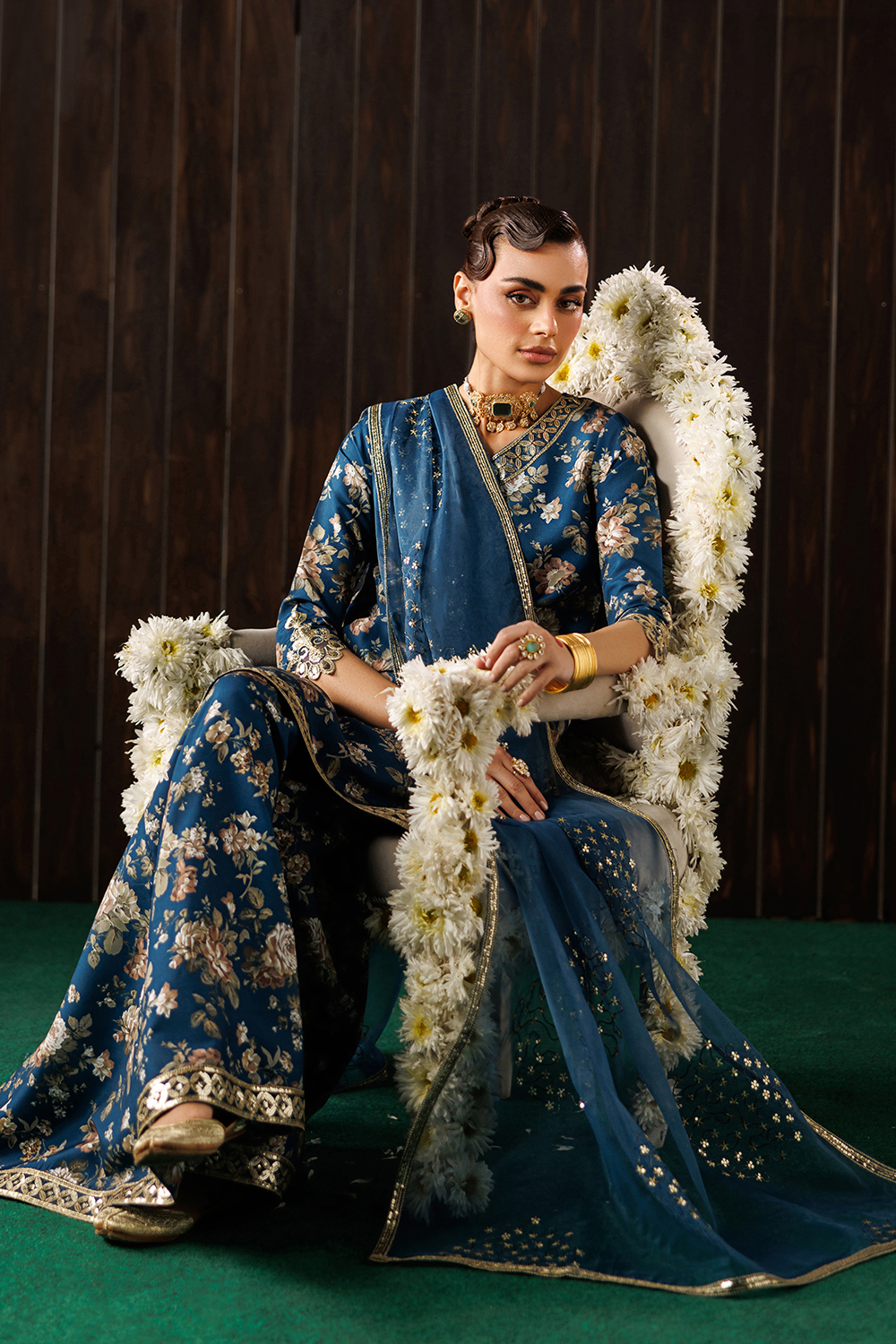 Embroidered Blend Silk SL-26-11