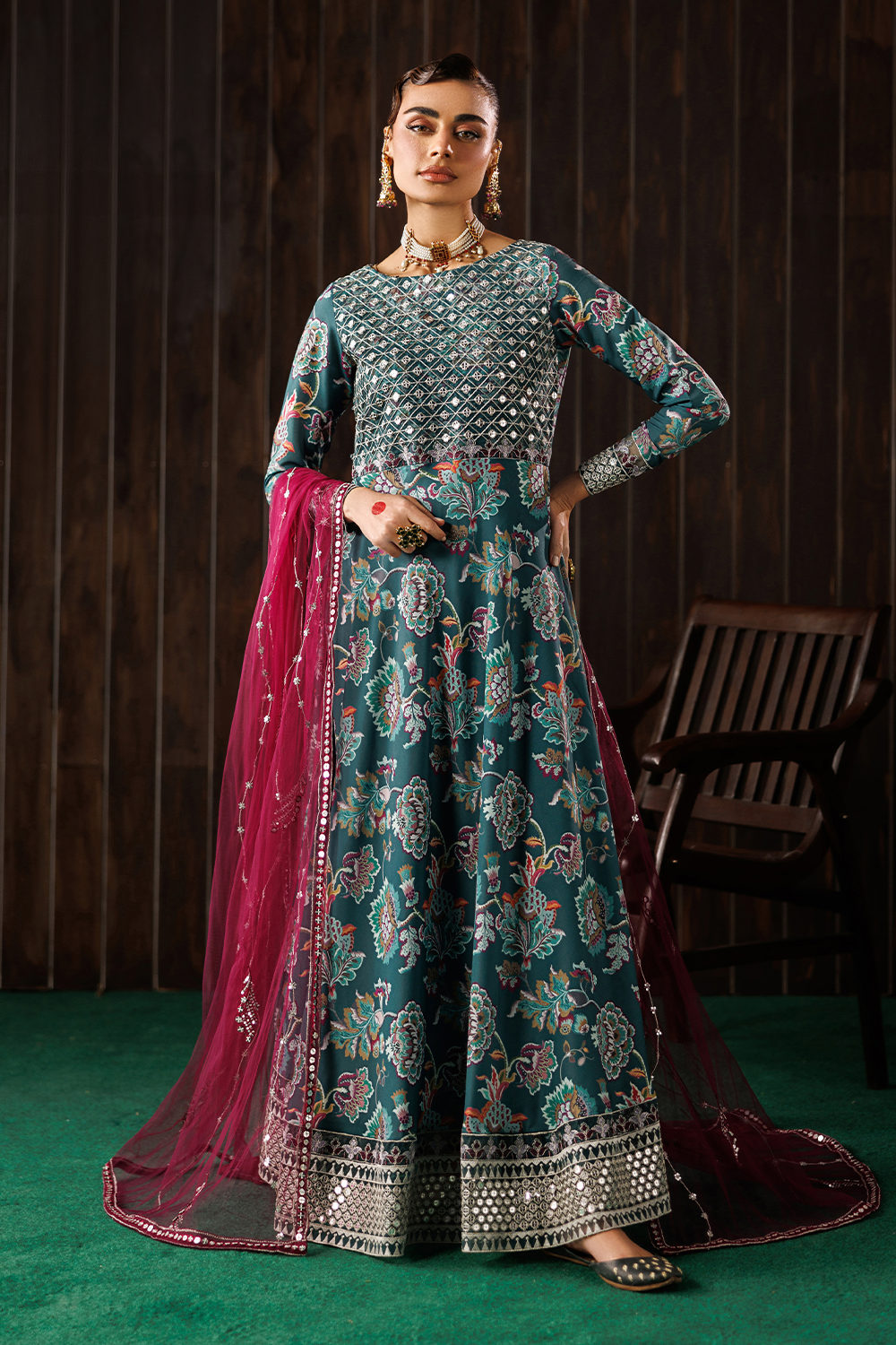 Embroidered Blend Silk SL-26-15