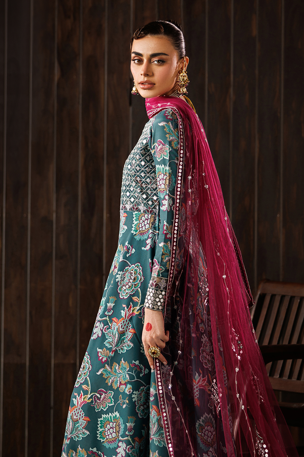 Embroidered Blend Silk SL-26-15