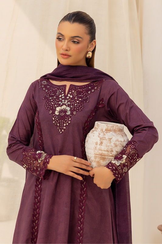 Embroidered Lawn - DT-25-08