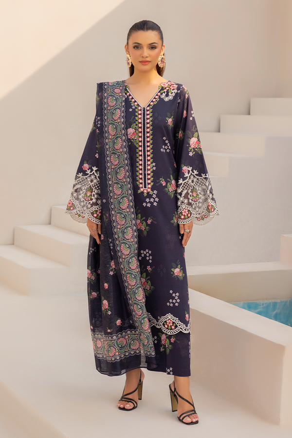 Embroidered Lawn - DT-25-09