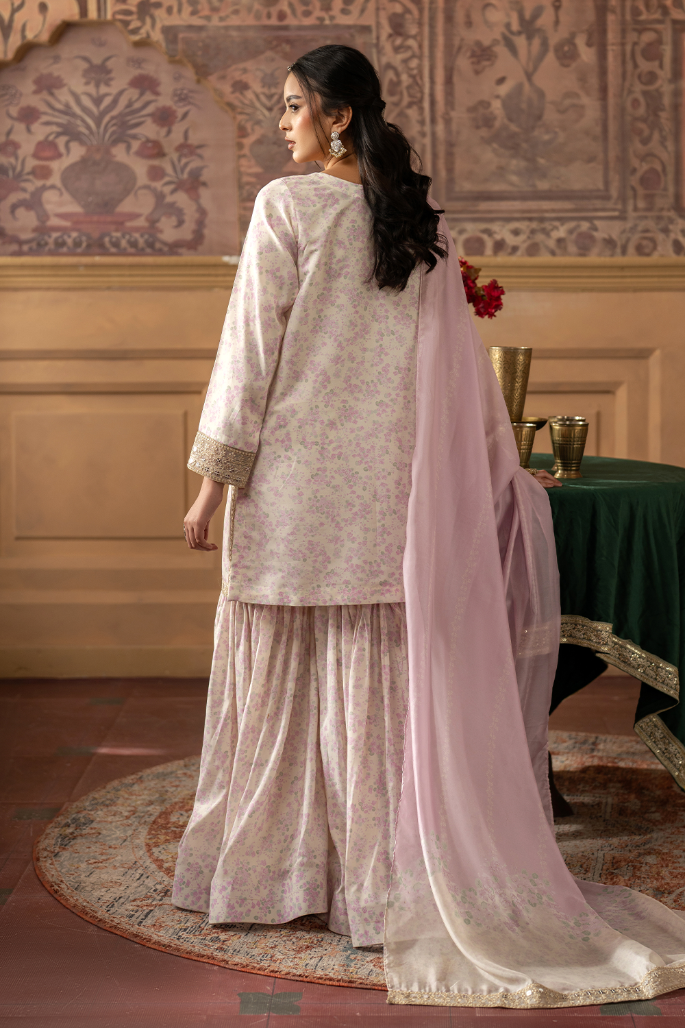 Embroidered Silk Lawn SL-25-07