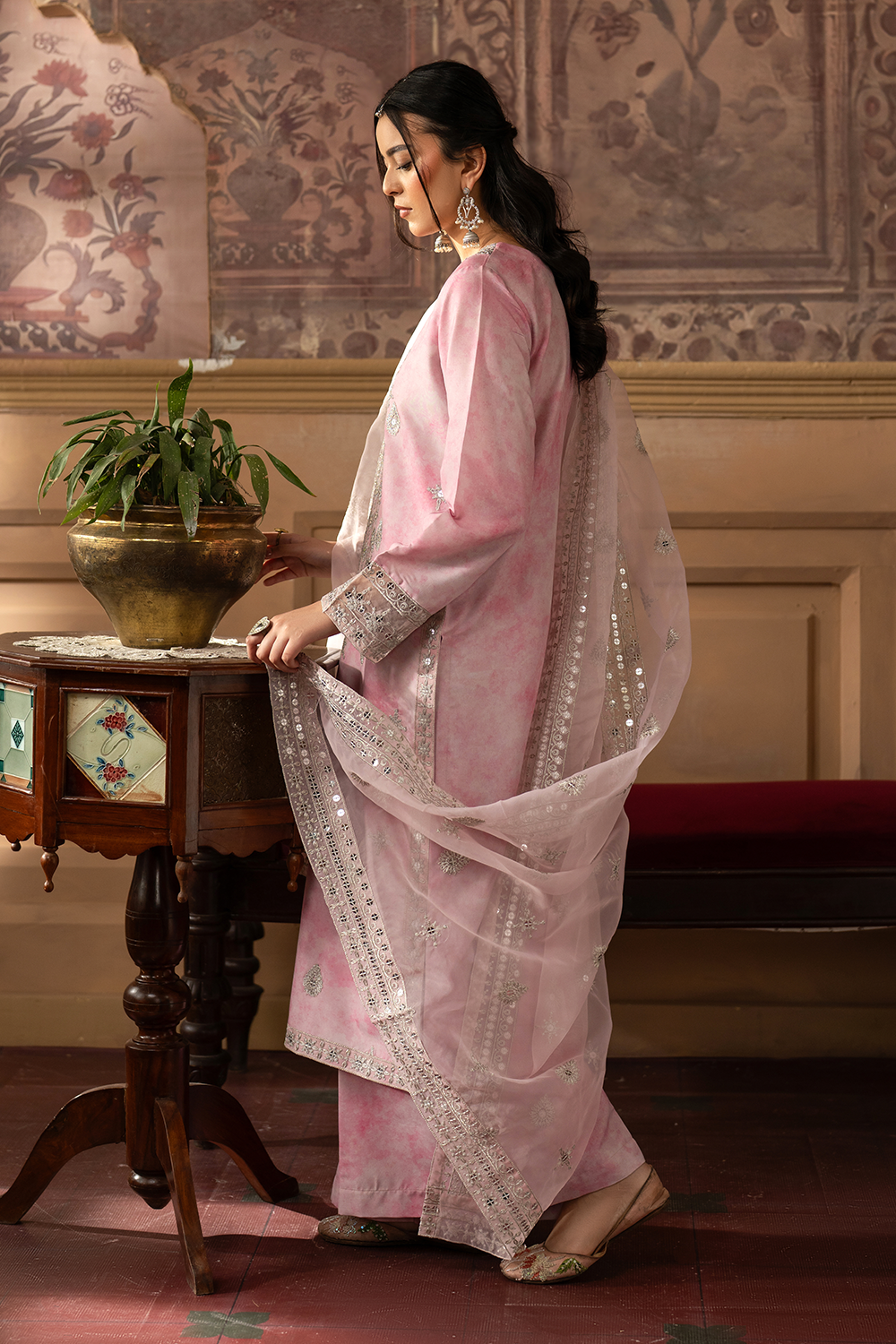 Embroidered Silk Lawn SL-25-02