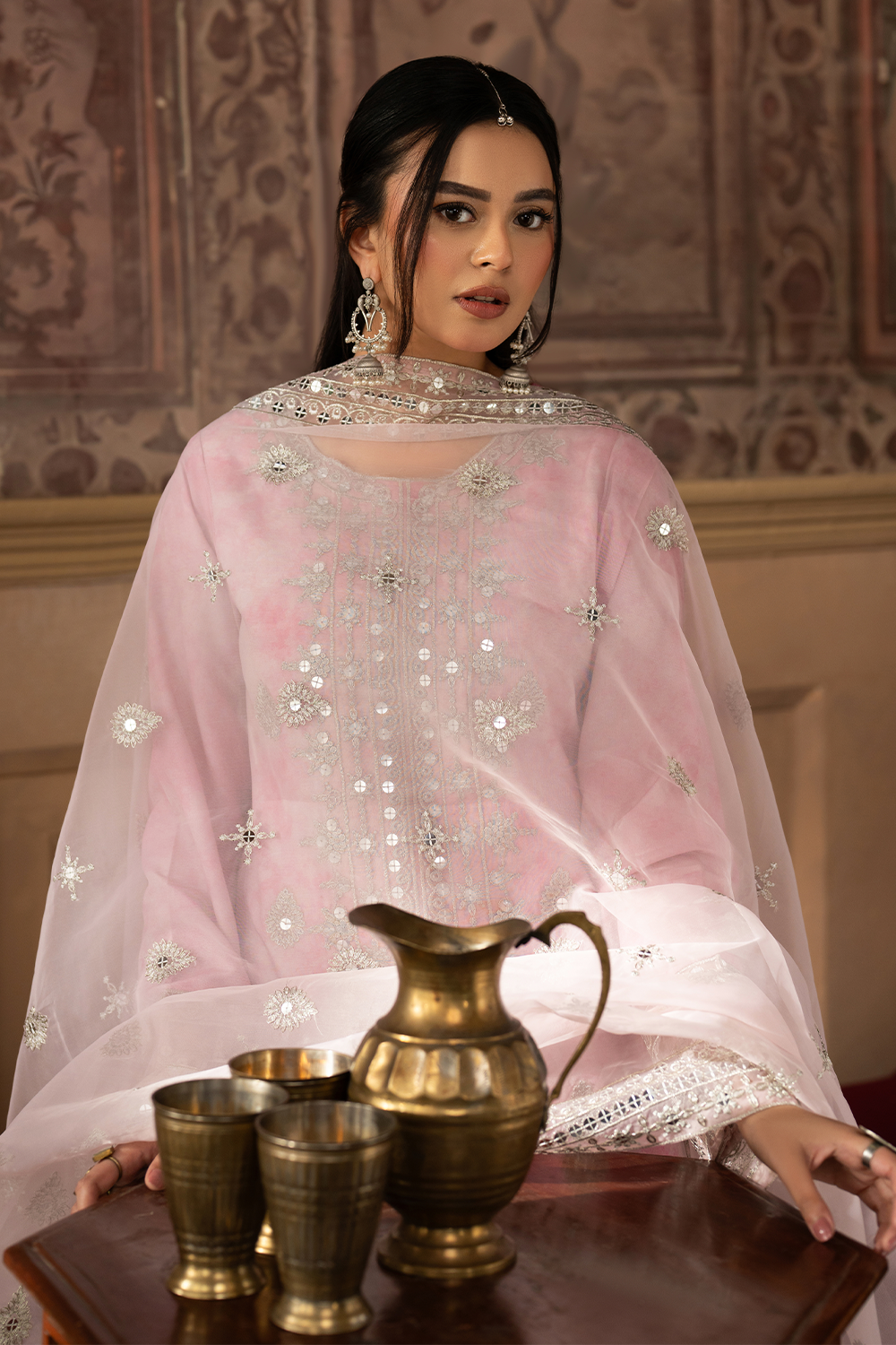 Embroidered Silk Lawn SL-25-02