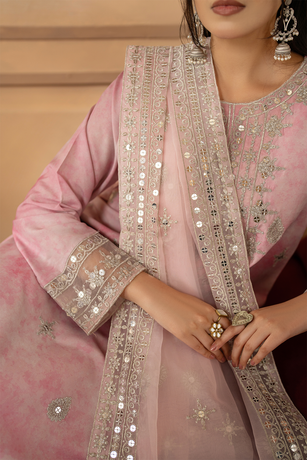 Embroidered Silk Lawn SL-25-02