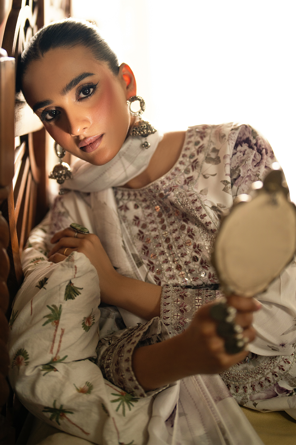 Embroidered Silk Lawn SL-25-04