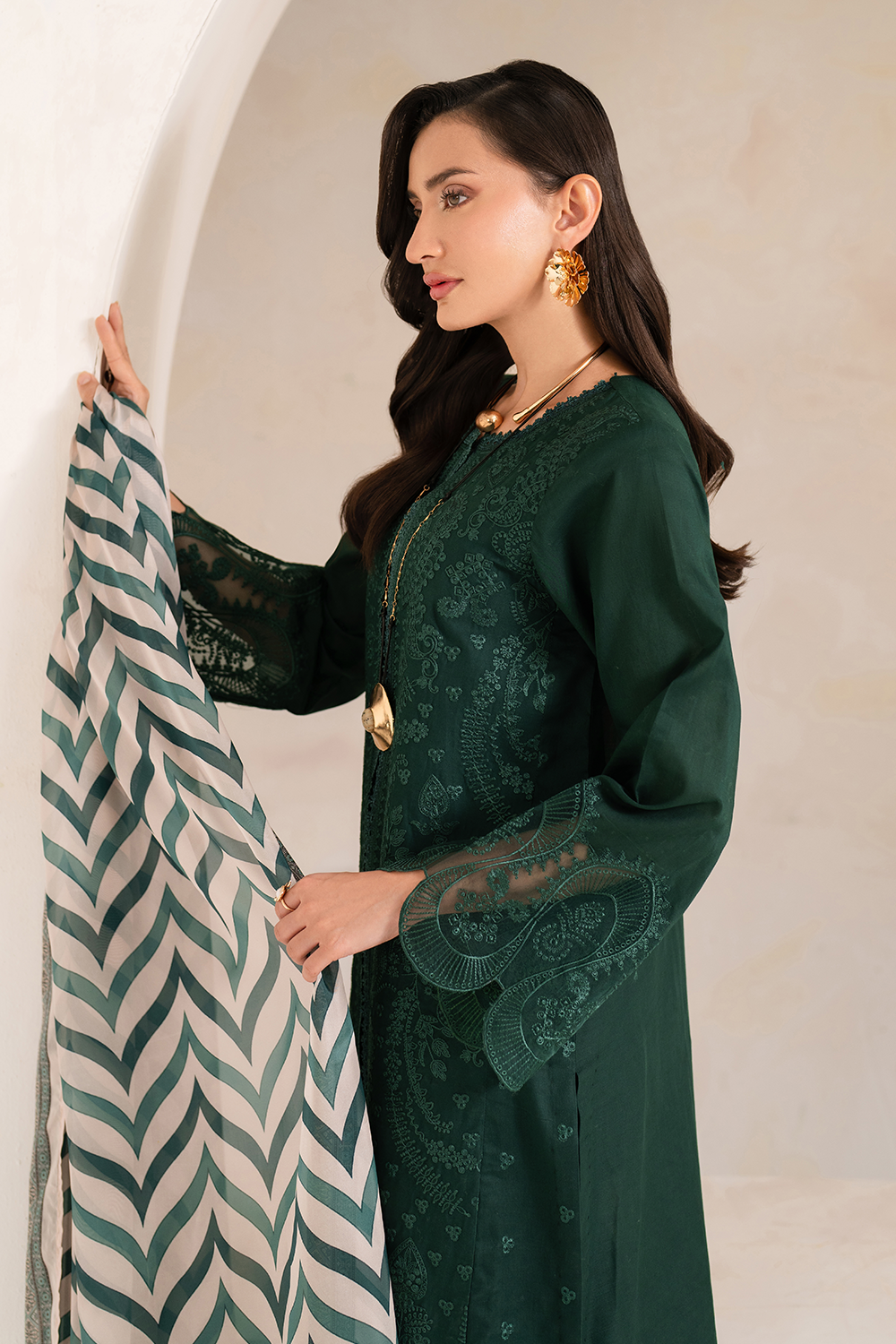 Embroidered Lawn MJ-25-03