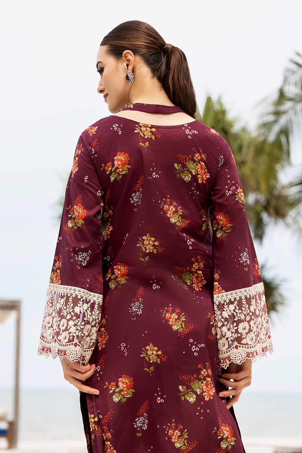 Embroidered Printed Cambric MK-24-01