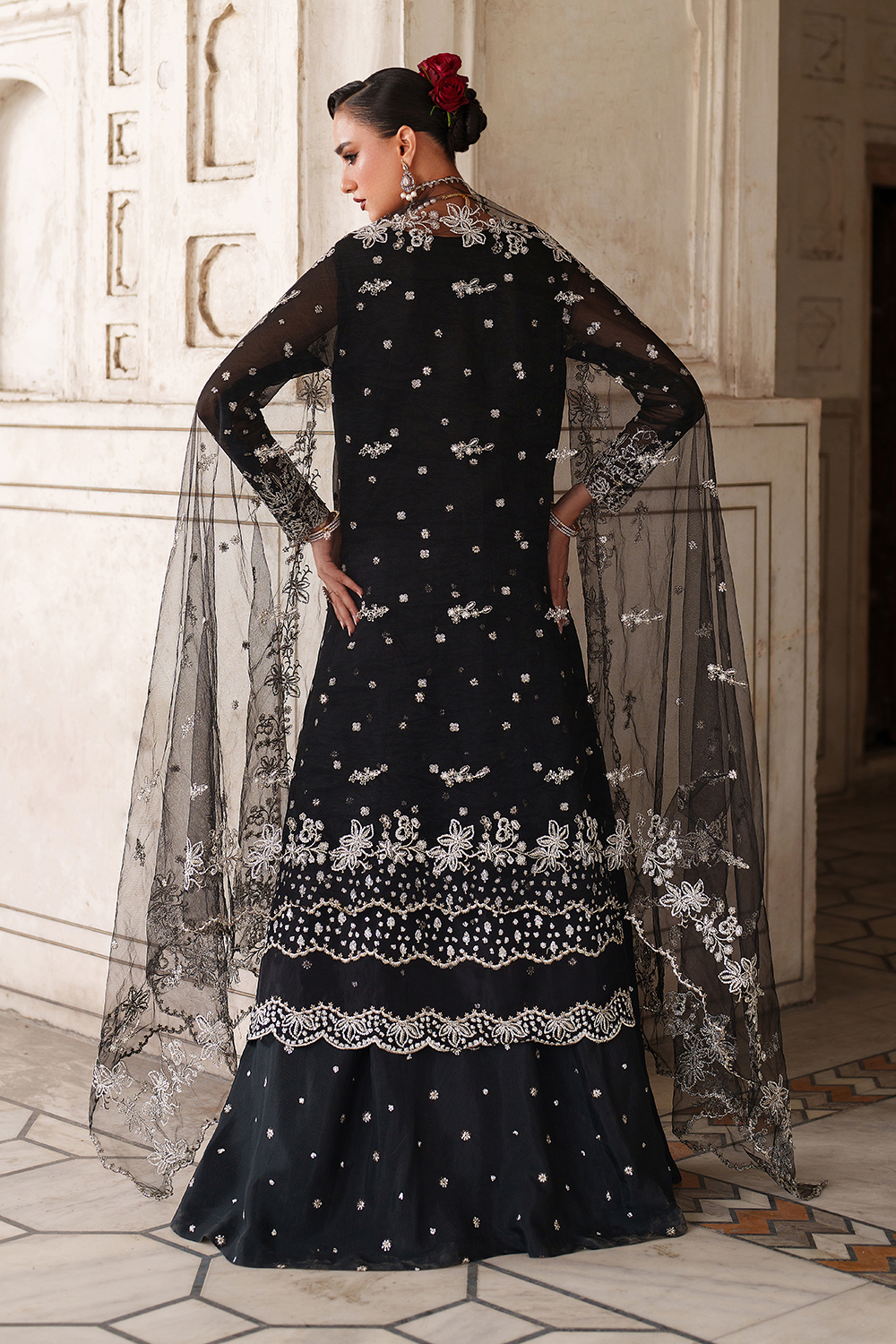 Embroidered Net EL-02