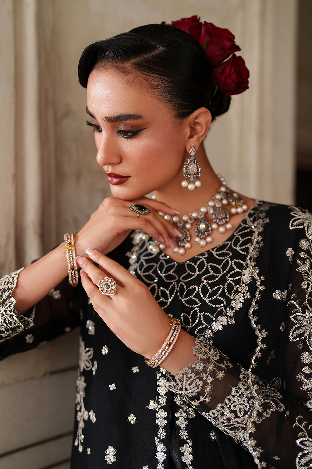 Embroidered Net EL-02