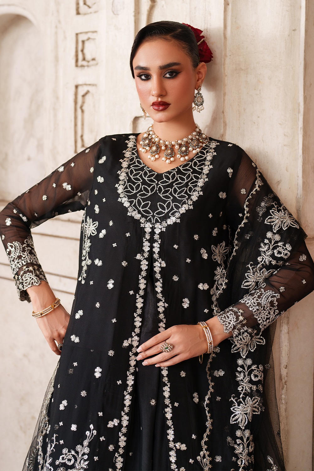 Embroidered Net EL-02