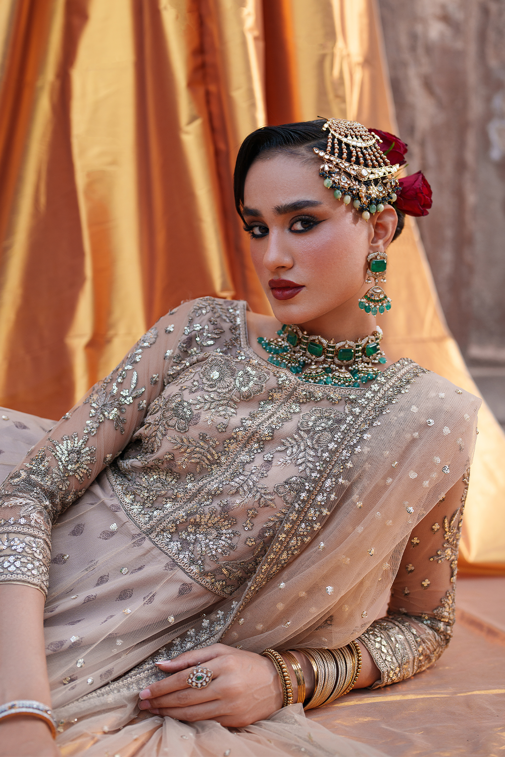 Embroidered Net EL-08