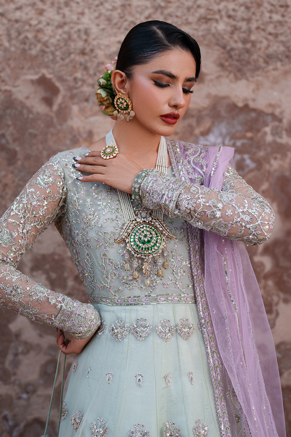 Embroidered Net EL-05