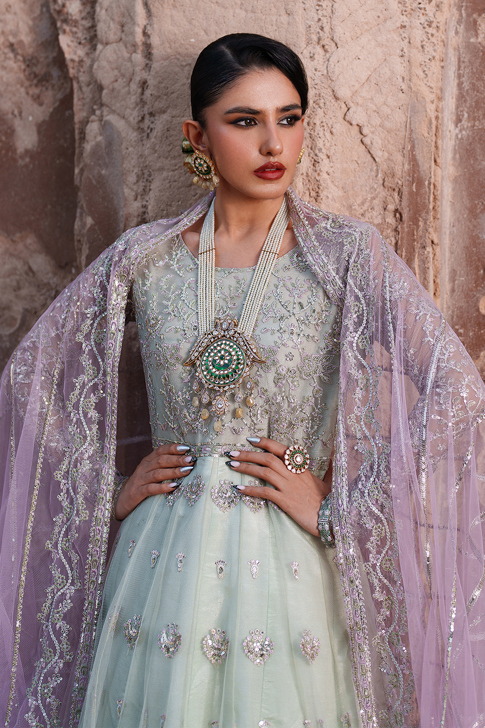Embroidered Net EL-05