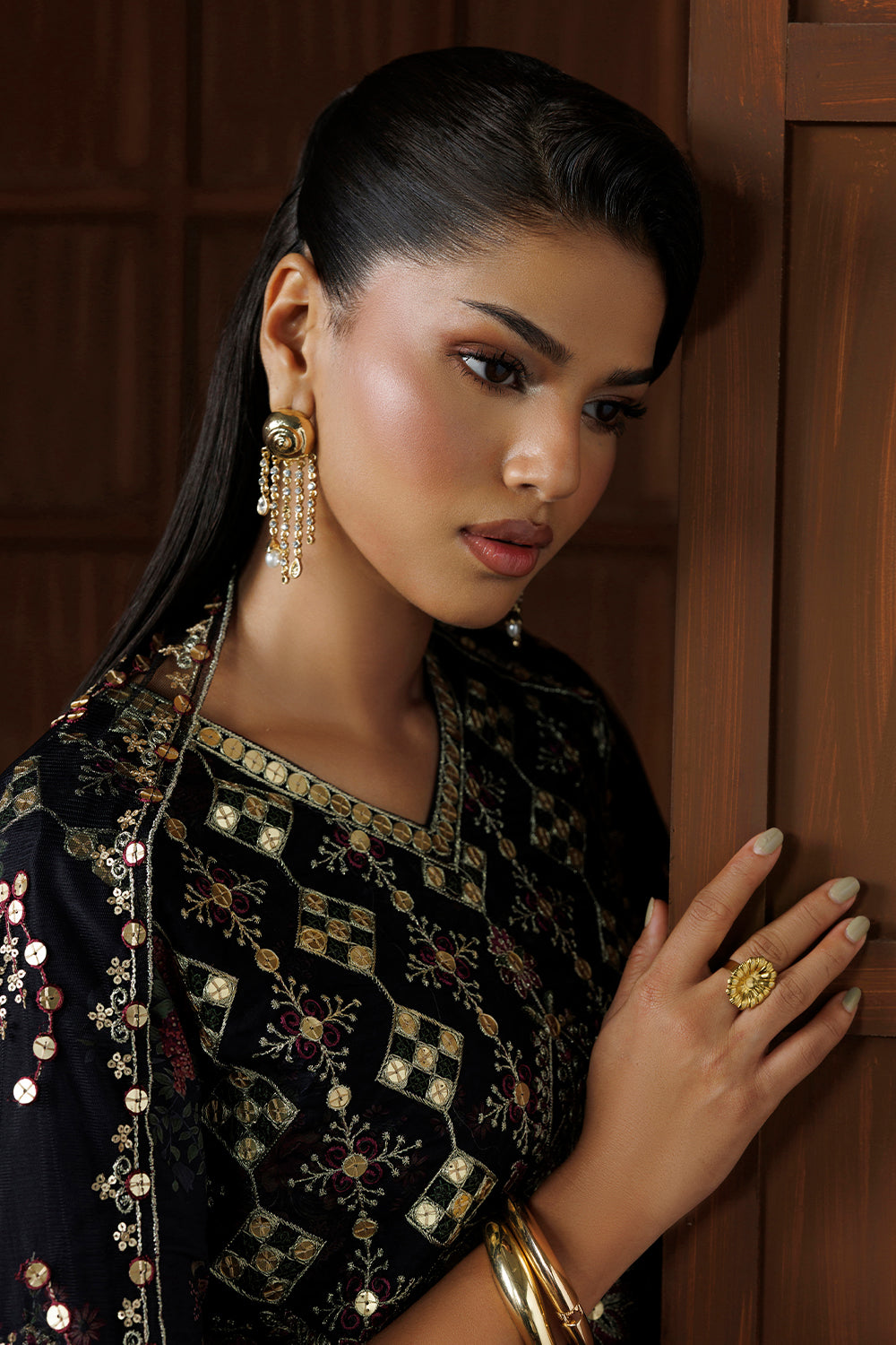 Embroidered Silk Blend SL-26-18