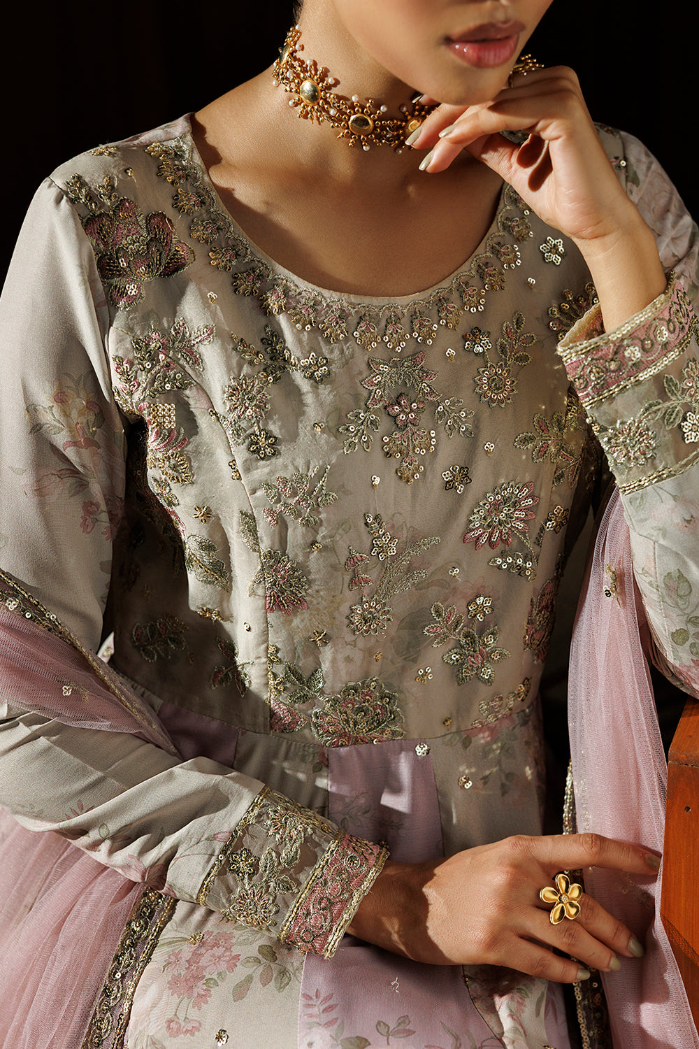 Embroidered Silk Blend SL-26-20