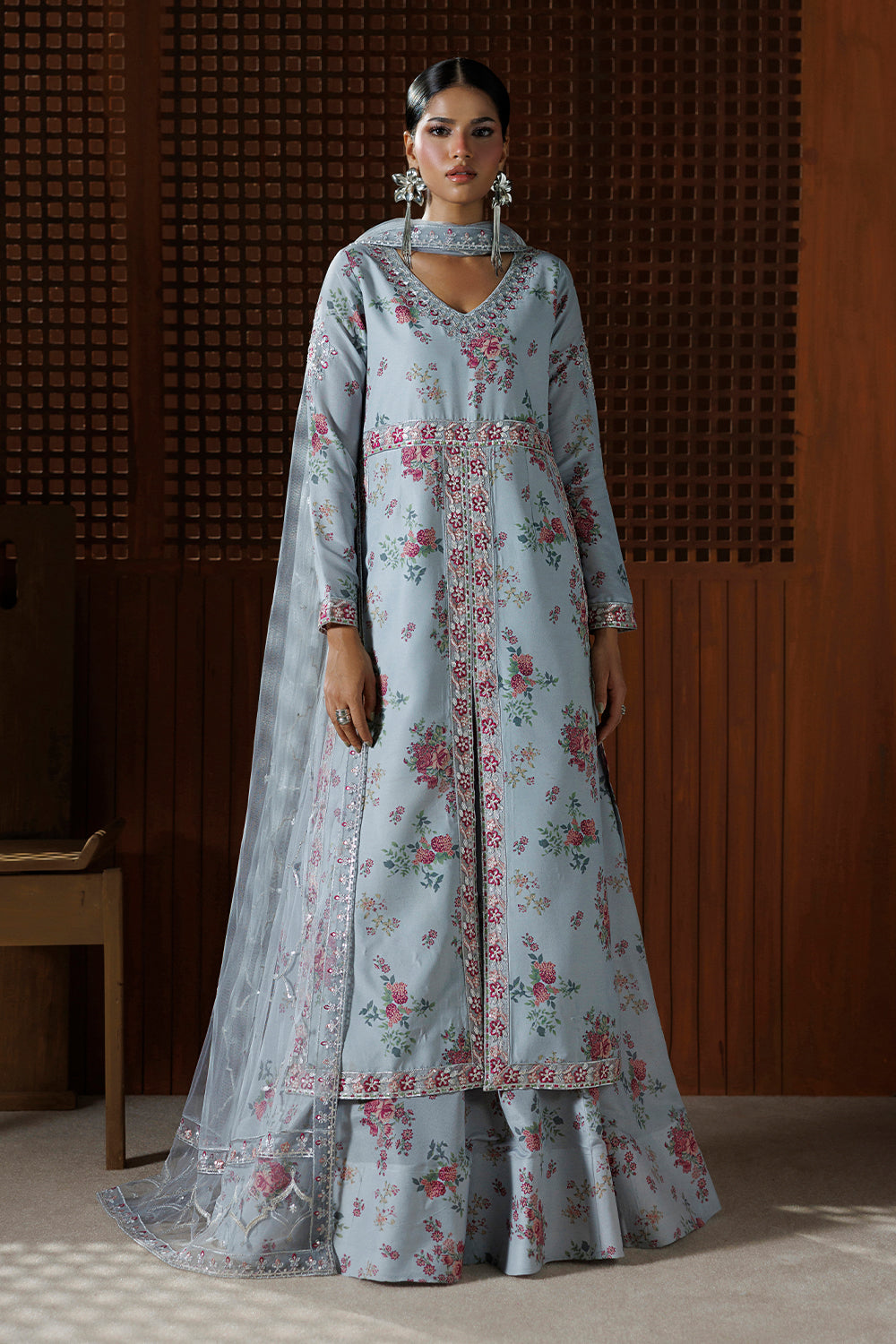 Embroidered Silk Blend SL-26-21