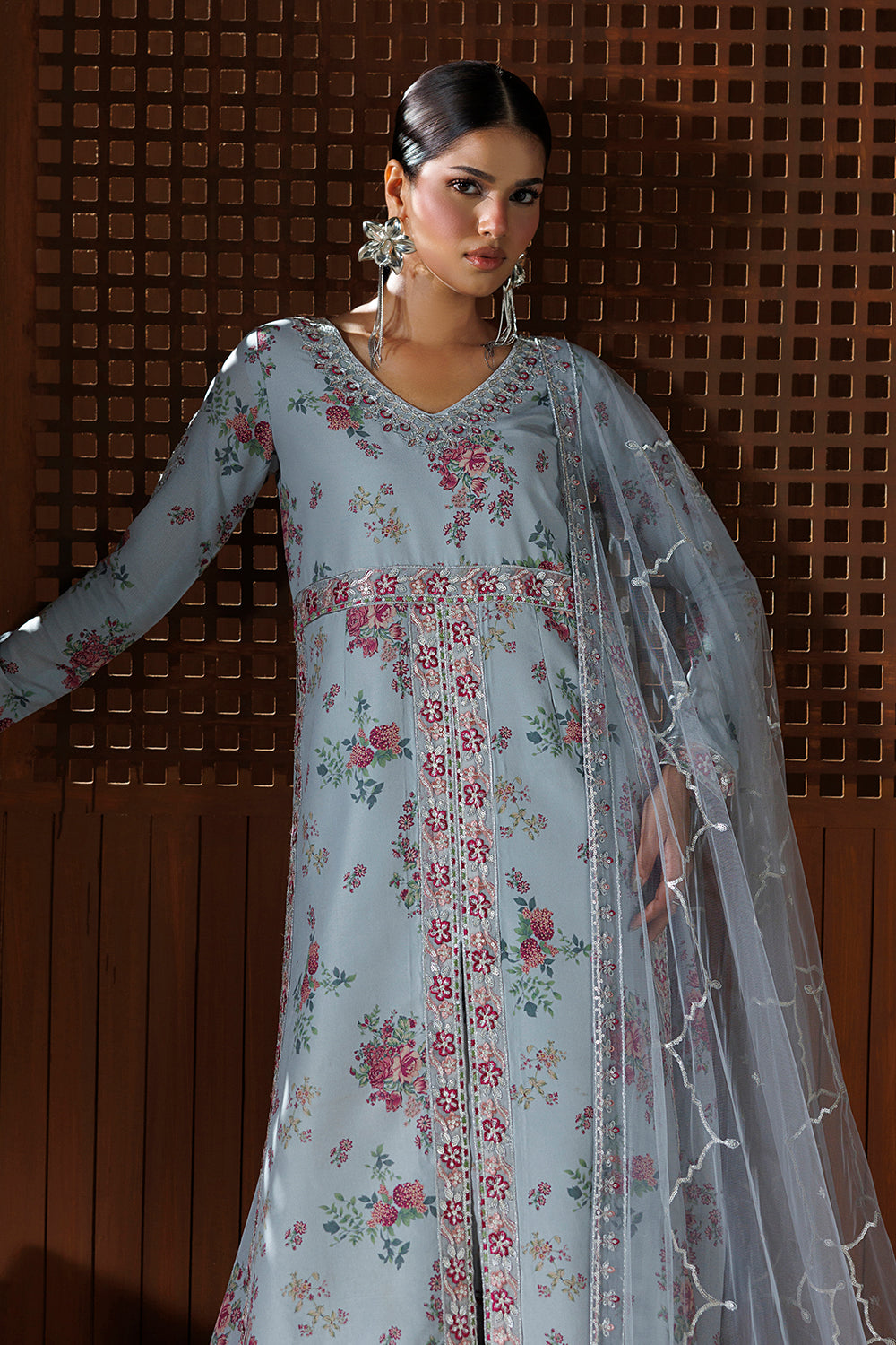 Embroidered Silk Blend SL-26-21