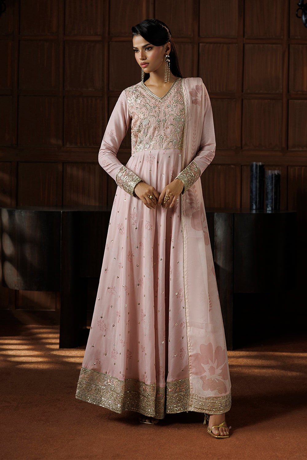 Embroidered Silk Blend SL-26-22