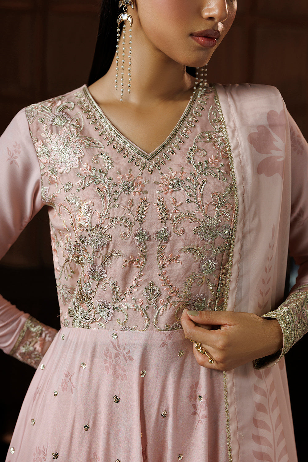 Embroidered Silk Blend SL-26-22