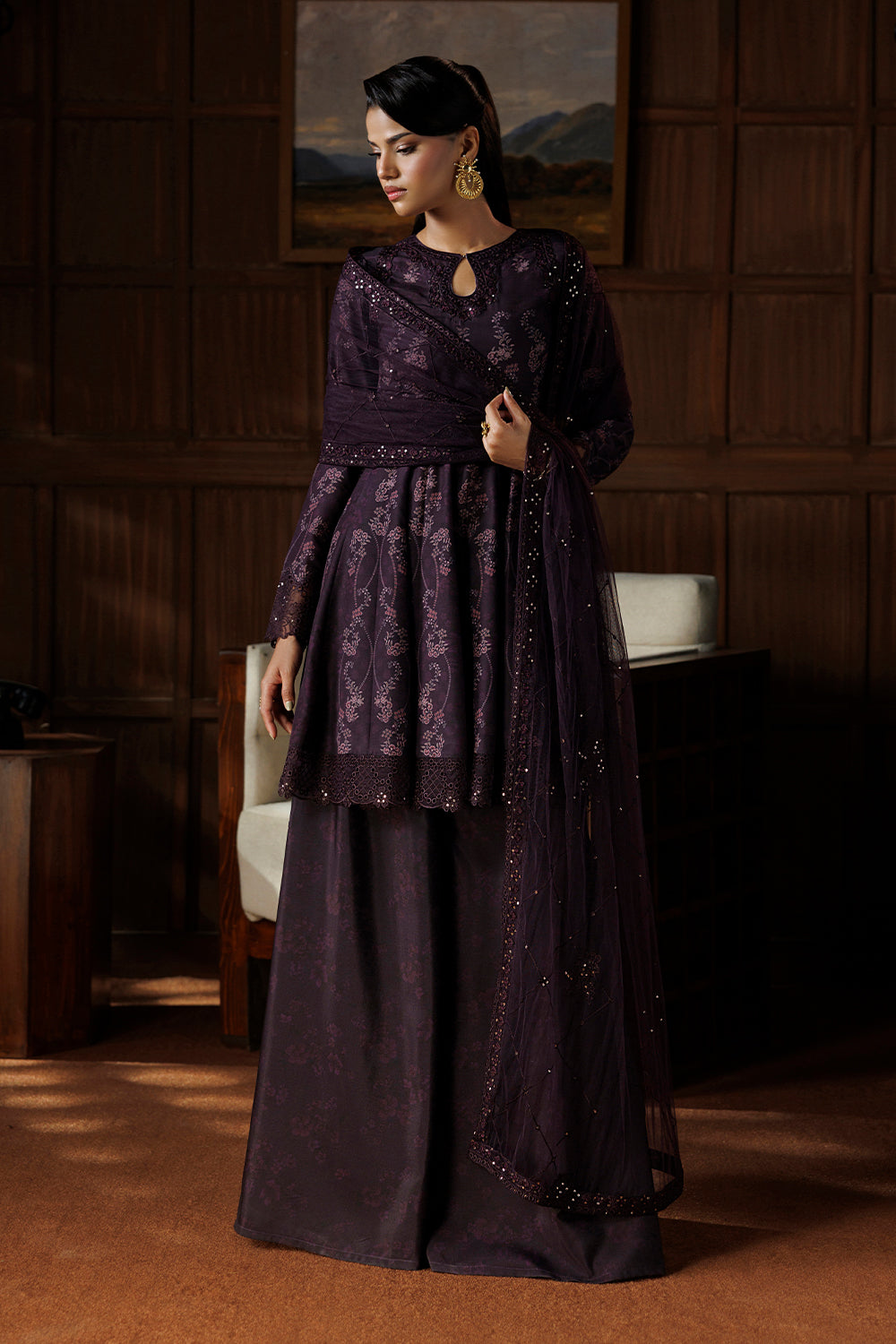 Embroidered Silk BlendSL-26-23