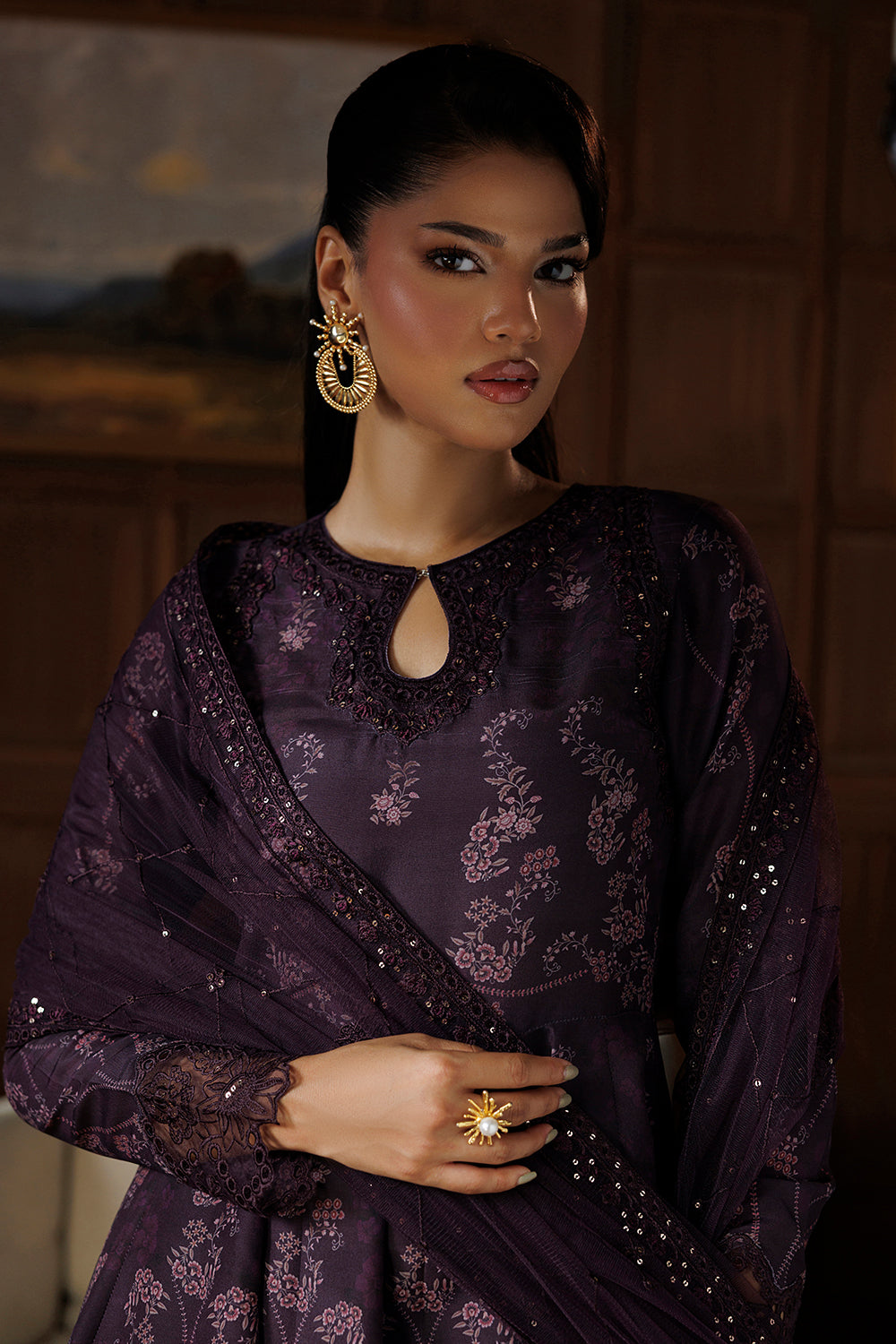 Embroidered Silk BlendSL-26-23
